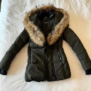 Makage adali down khaki puffer jacket